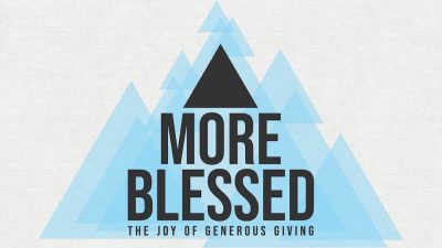 The Blessing of Living Generously